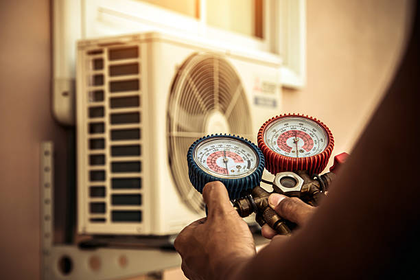 Professional Ductwork Repair technician working in Olivebridge, NY